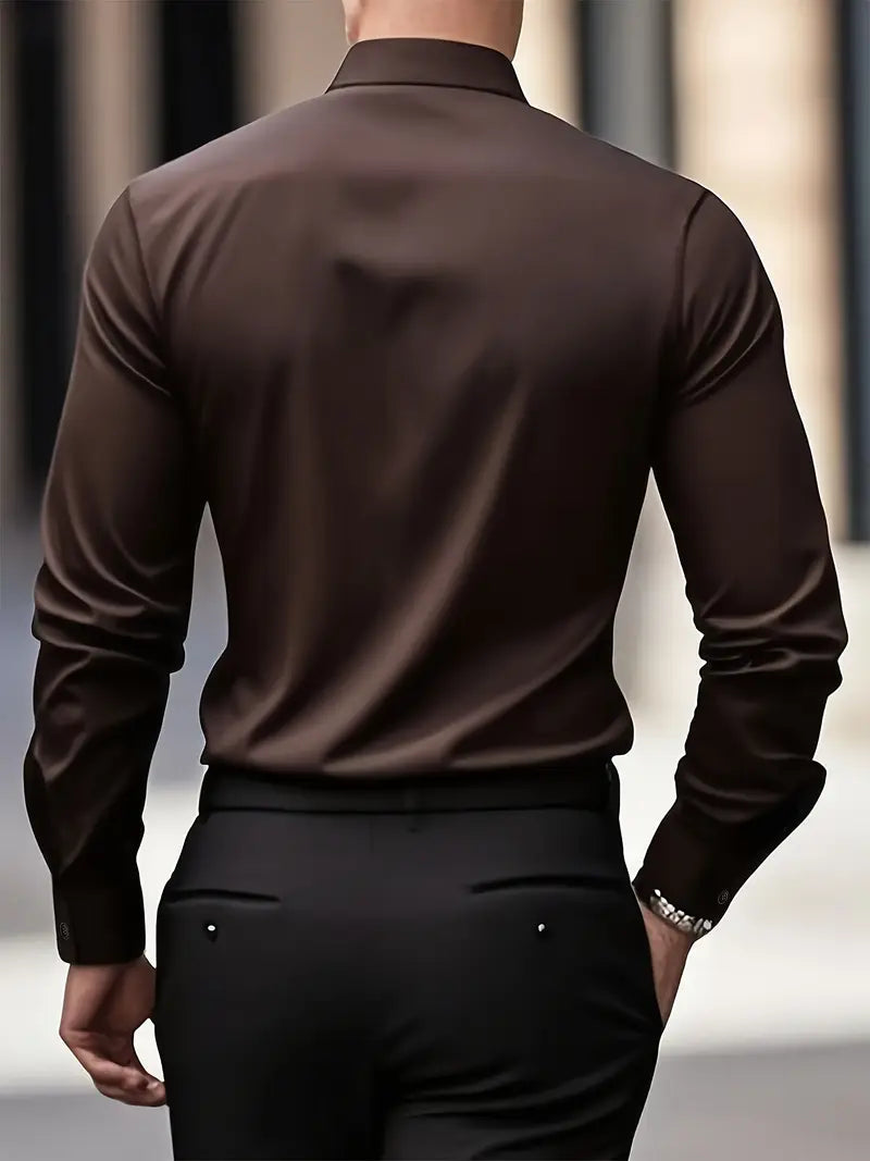 MANSSINO™ | Men's Slim-Fit Breathable Shirt