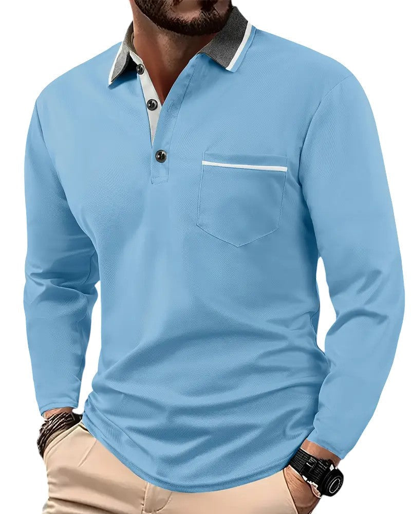 MANSSINO™ | Classic Long-Sleeve Polo