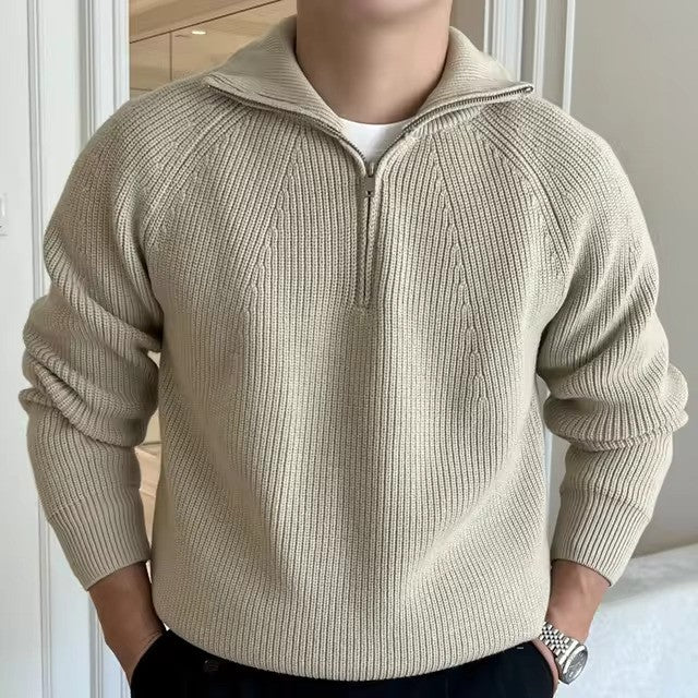 MANSSINO™ | Men's Cotton Quarter-Zip