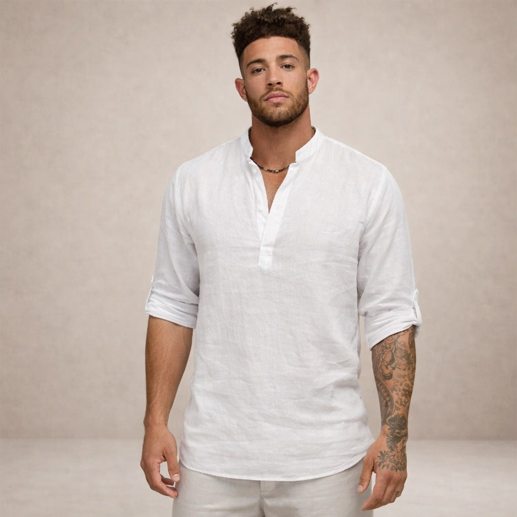 MANSSINO™ | Stand Collar Shirt