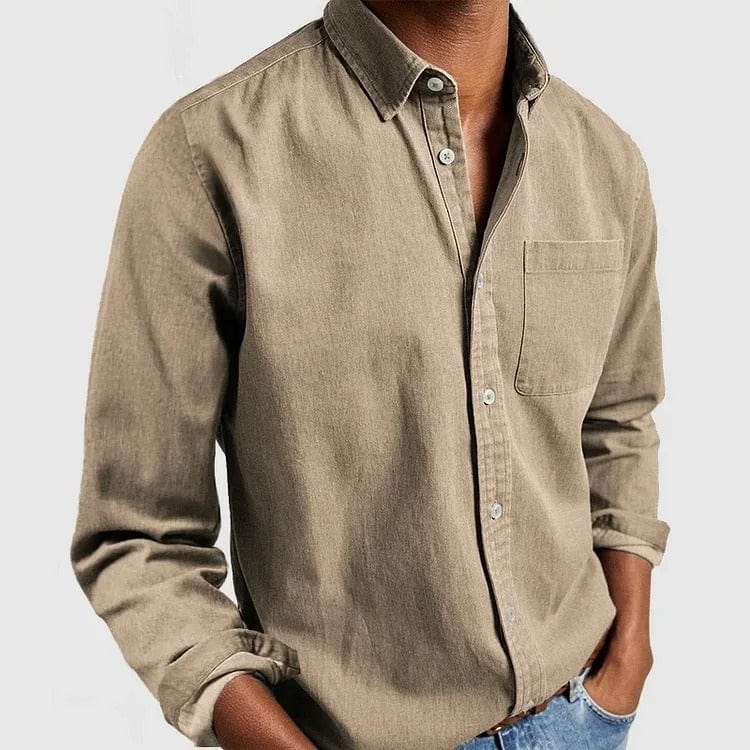 MANSSINO™ | Men's Brushed Cotton Oxford Shirt