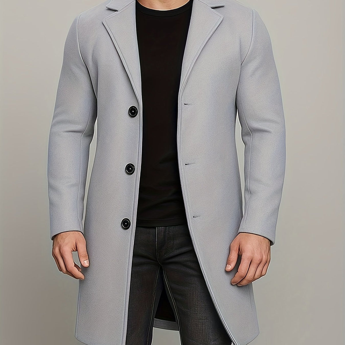 MANSSINO™ | Men’s Button-Up Coat