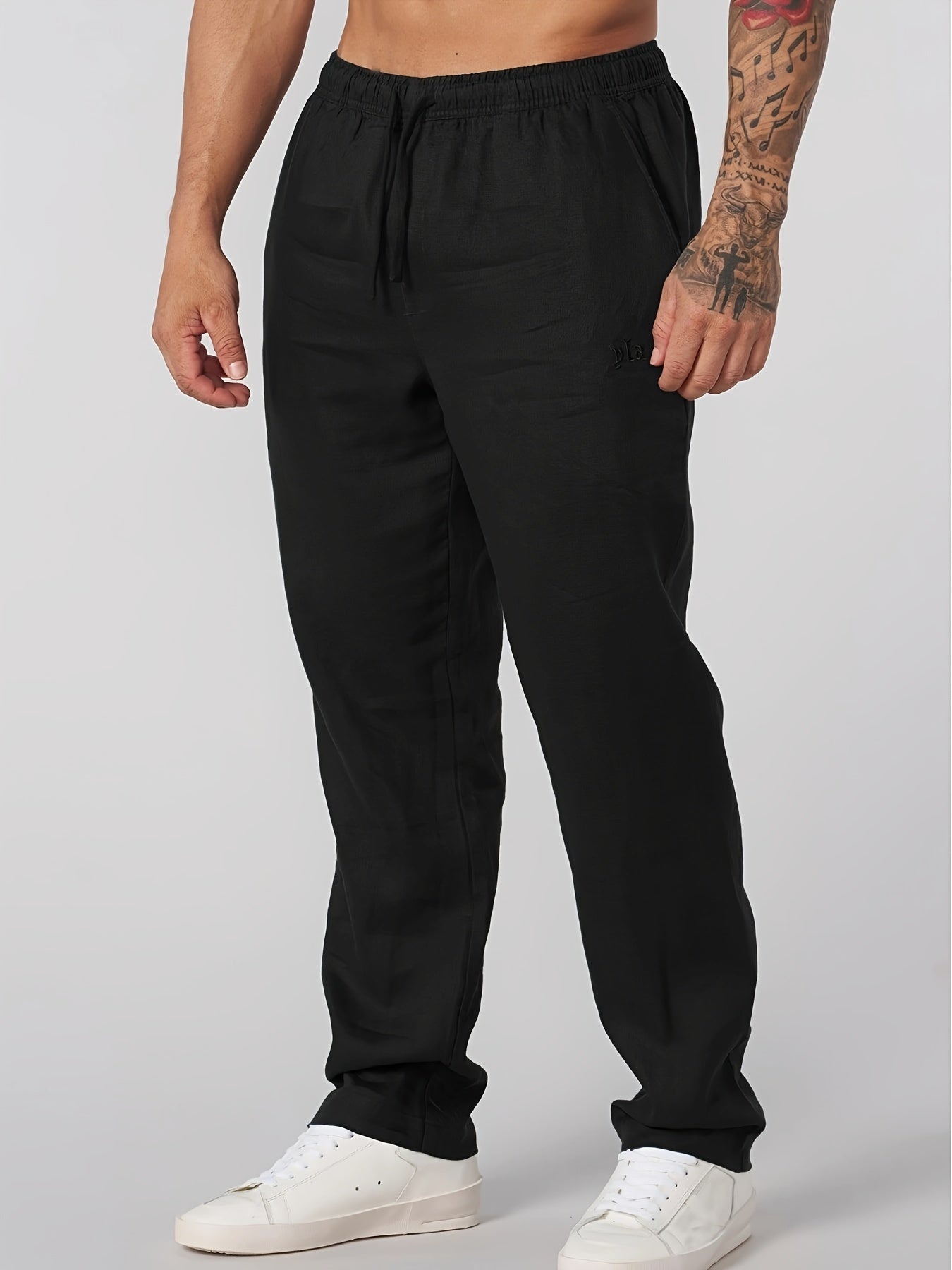 MANSSINO™ | Men's Linen Straight-Leg Trousers