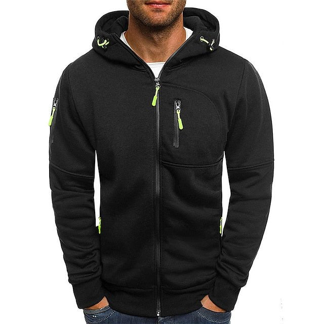 MANSSINO™ | Clean Hooded Zip Jacket