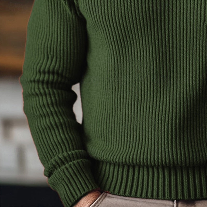 MANSSINO™ | Ribbed Turtleneck Sweater