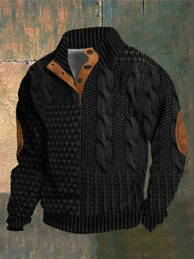MANSSINO™ | Men's Vintage Pattern Knit Pullover