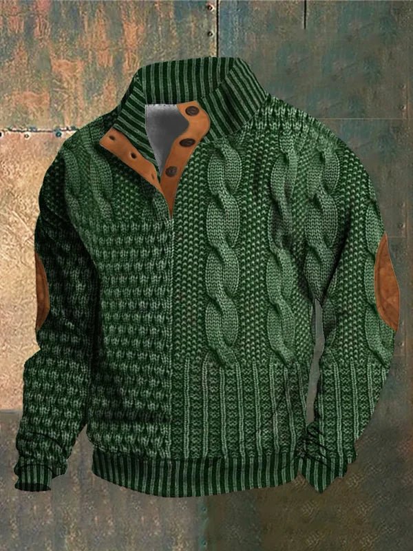 MANSSINO™ | Men's Vintage Pattern Knit Pullover