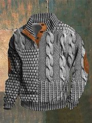 MANSSINO™ | RETRO PRINTED SWEATER