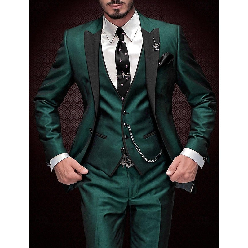 MANSSINO™ | Men's Linen Three-Piece Suit