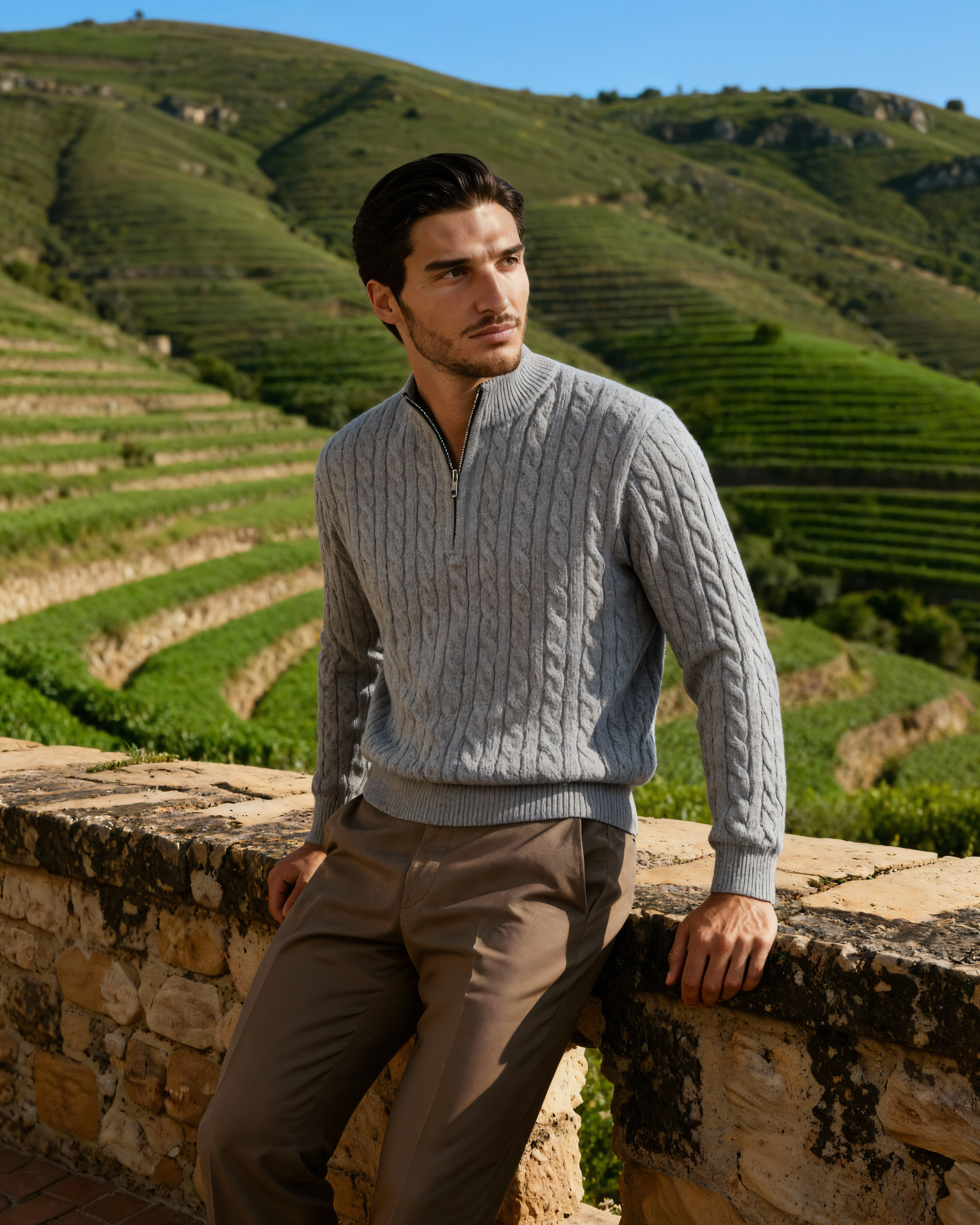 MANSSINO™ | HALF-ZIP CARDIGAN