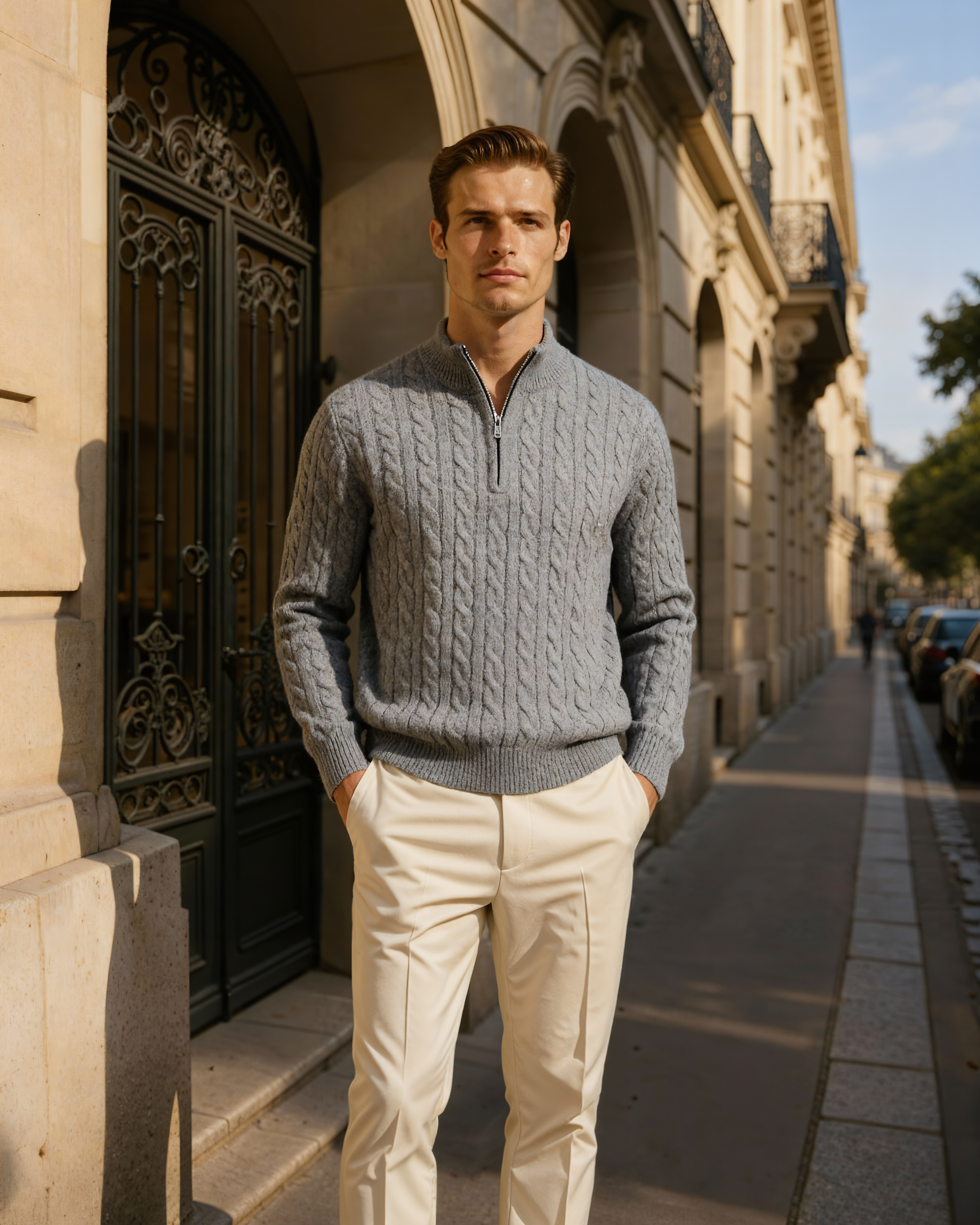 MANSSINO™ | HALF-ZIP CARDIGAN