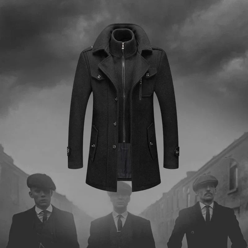 MANSSINO™ | Zip-Neck Buttoned Winter Coat