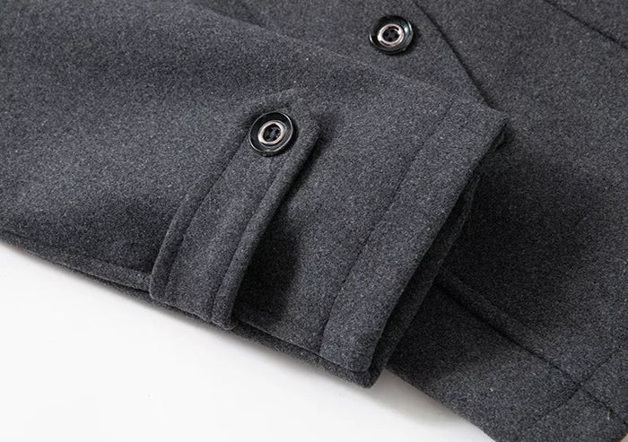 MANSSINO™ | Zip-Neck Buttoned Winter Coat