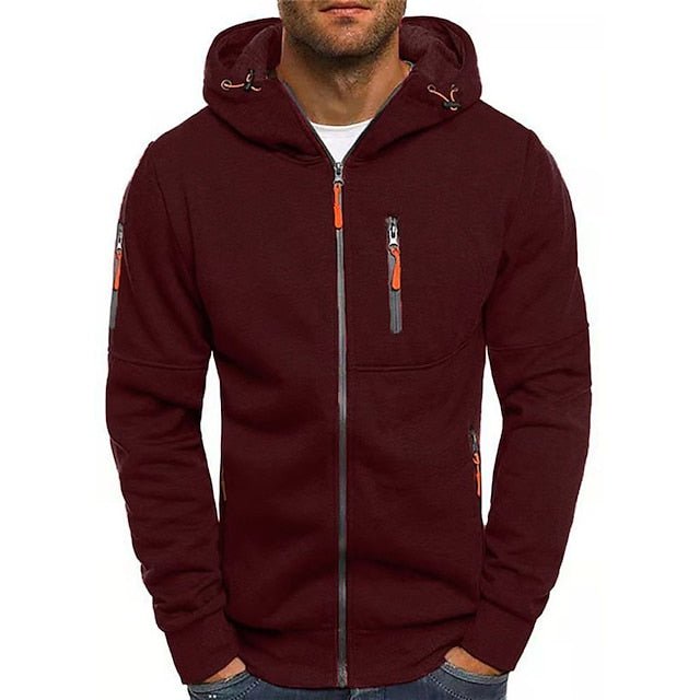 MANSSINO™ | Clean Hooded Zip Jacket