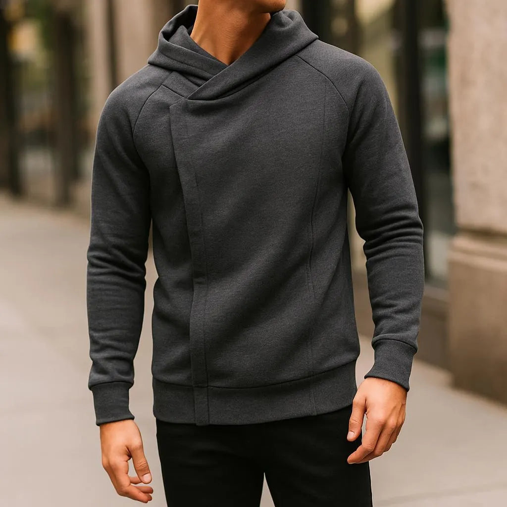 MANSSINO™ | Men's Crossover Zip Hoodie