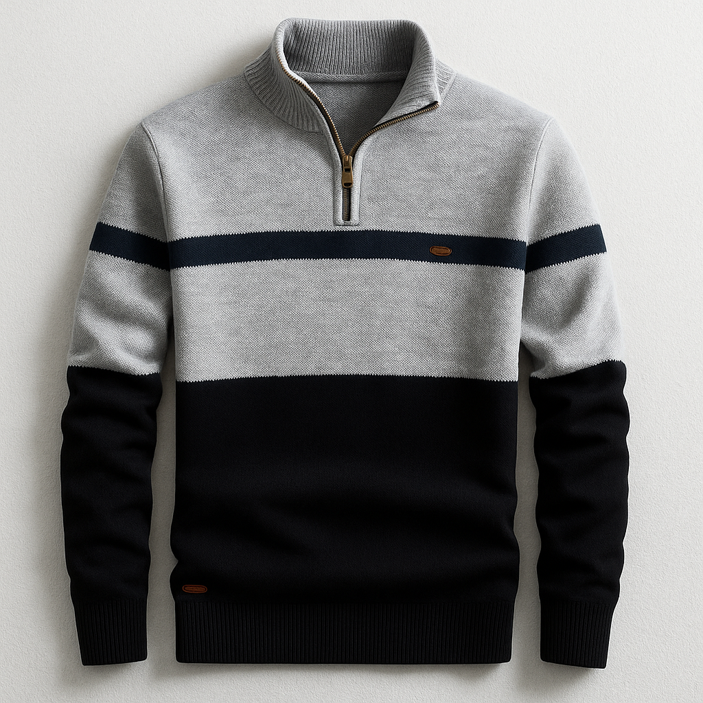 MANSSINO™ | Zip-Neck Longsleeve