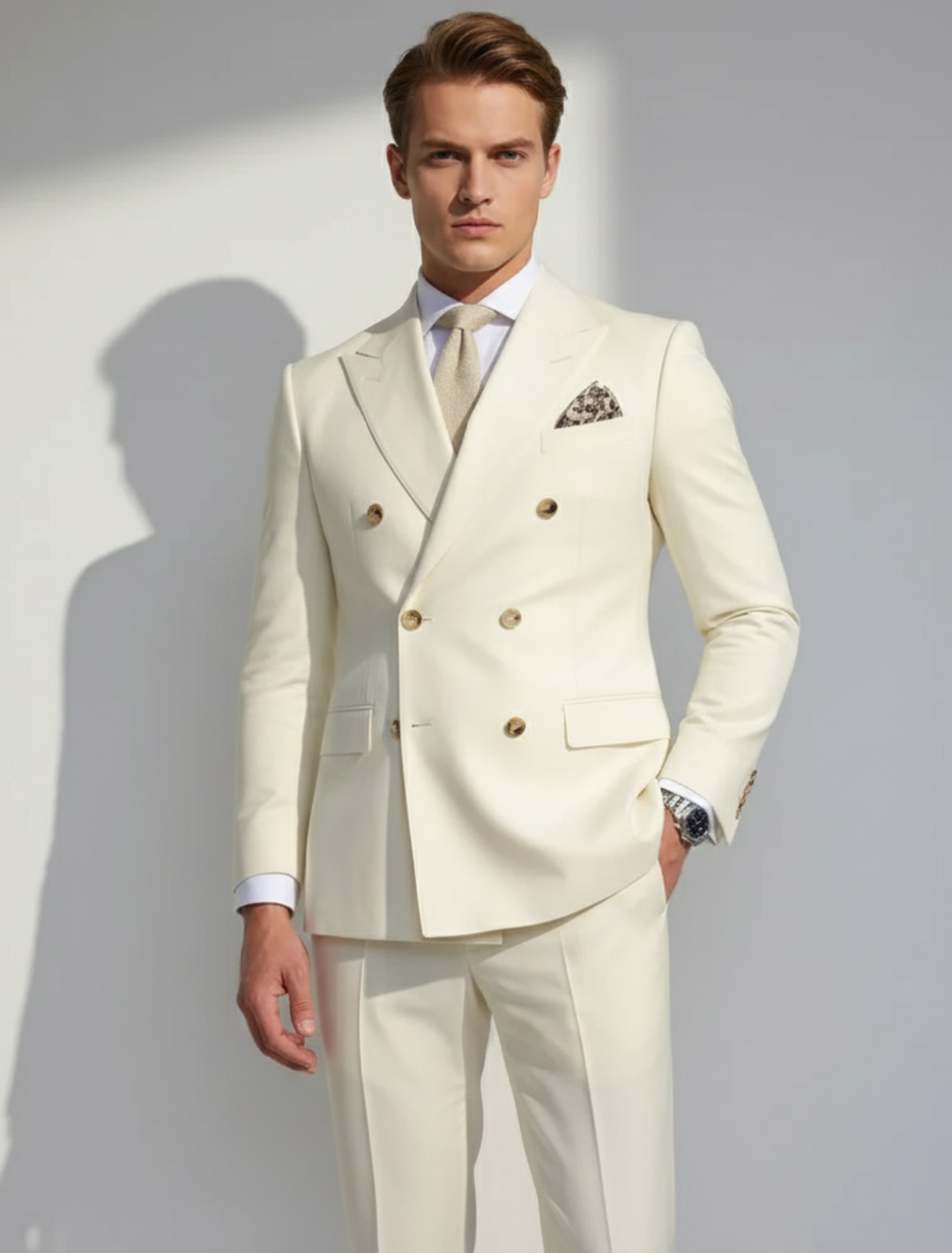 MANSSINO™ | Double-Breasted Suit