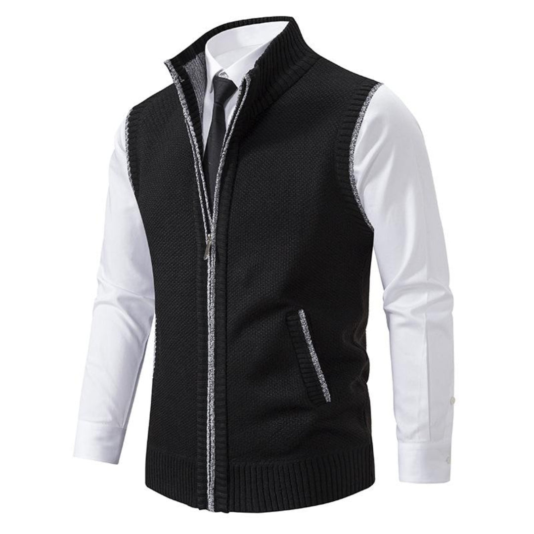 MANSSINO™ | Full-Zip Sweater Vest