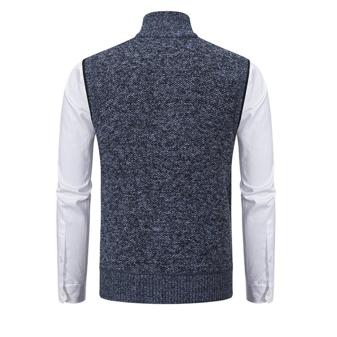 MANSSINO™ | Full-Zip Sweater Vest