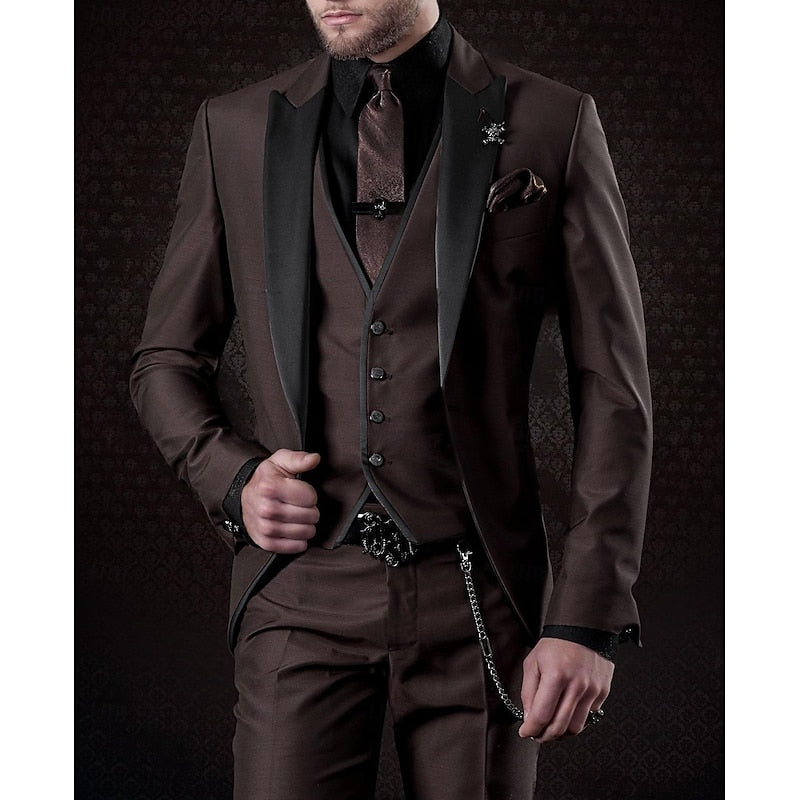 MANSSINO™ | Men's Linen Three-Piece Suit