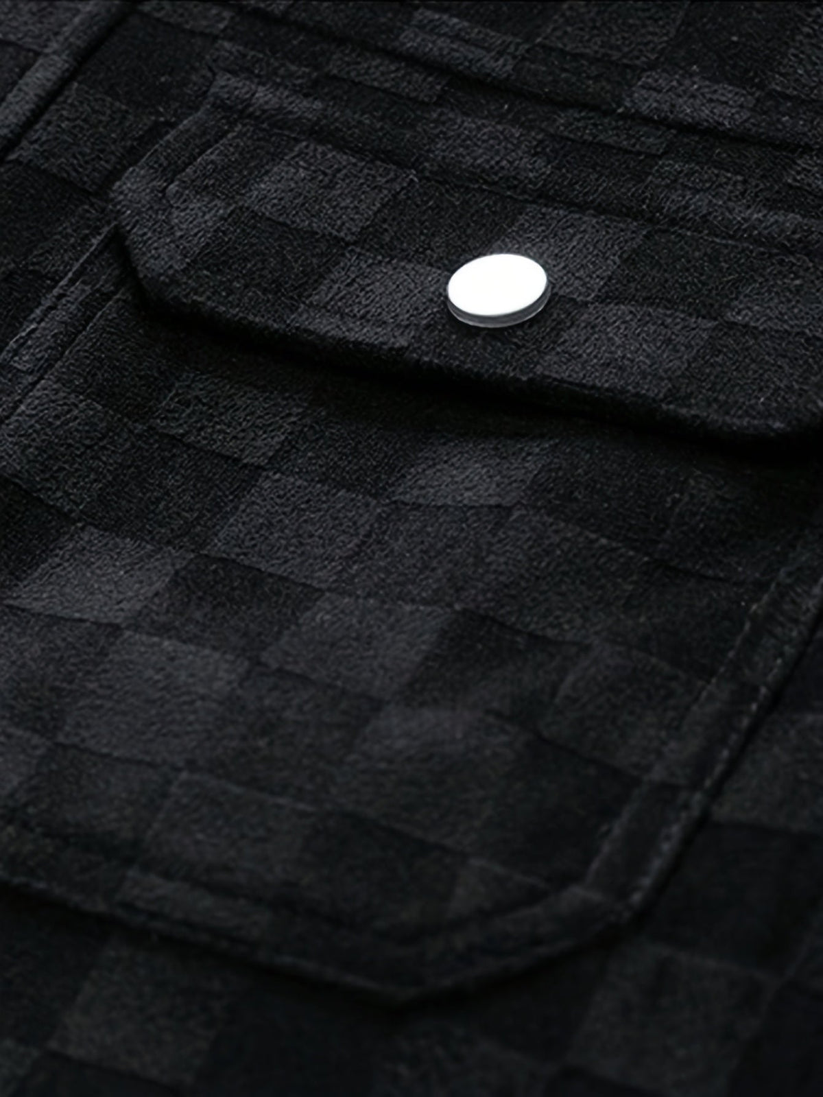 MANSSINO™ | Mavrick Checkered Suede Jacket