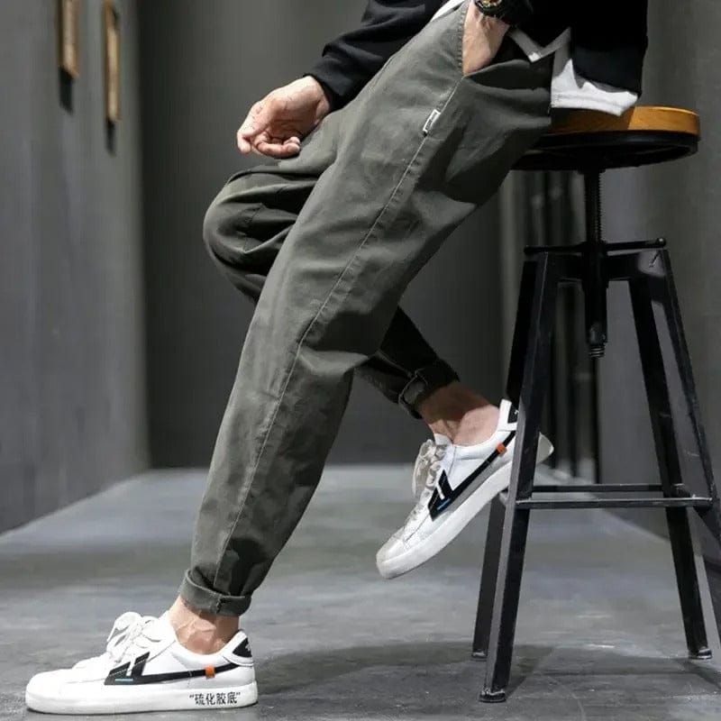 MANSSINO™ | Men's Tapered Drawstring Cargo Trousers