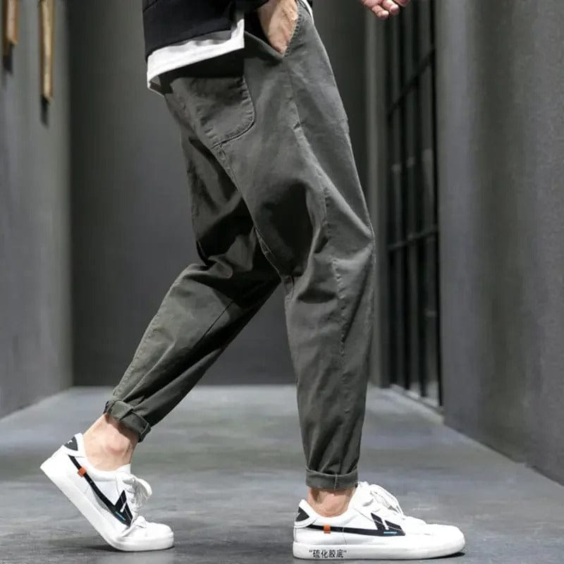 MANSSINO™ | Men's Tapered Drawstring Cargo Trousers
