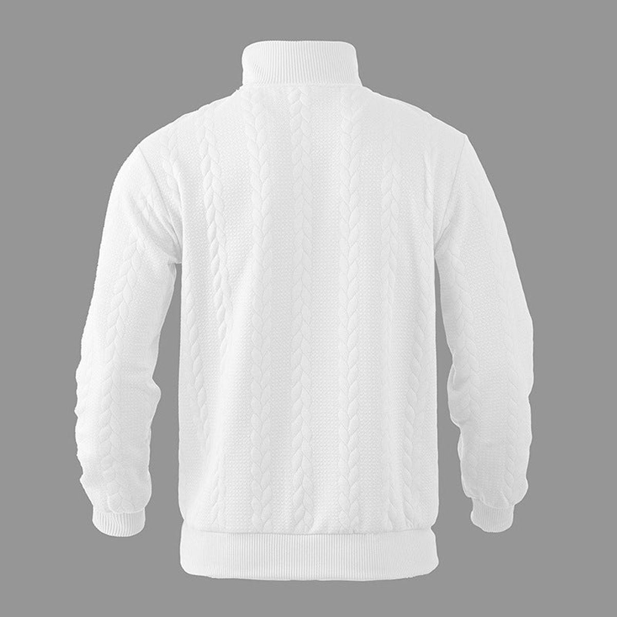 MANSSINO™ | Cable Knit Sweater Quarter-Zip Pullover