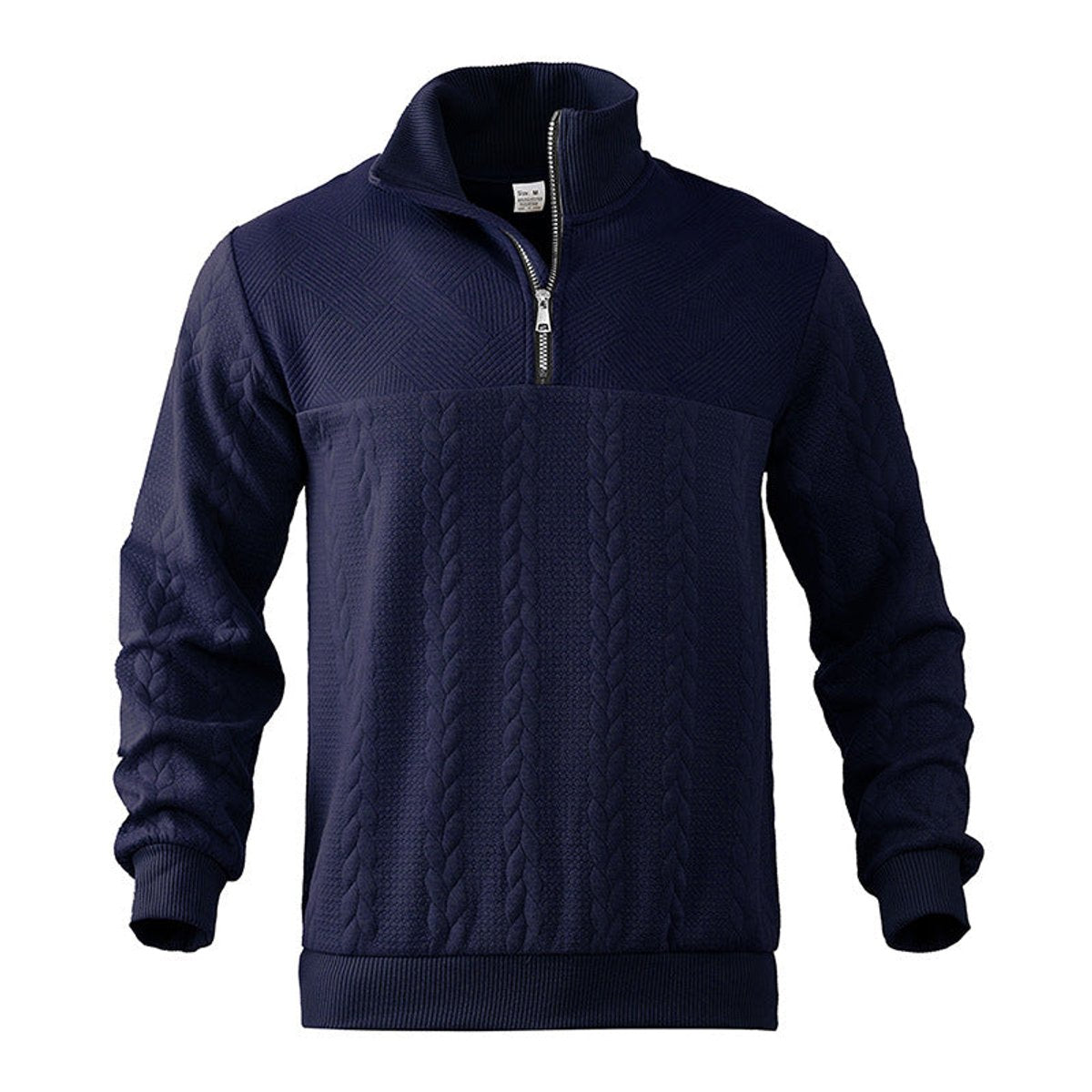MANSSINO™ | Cable Knit Sweater Quarter-Zip Pullover