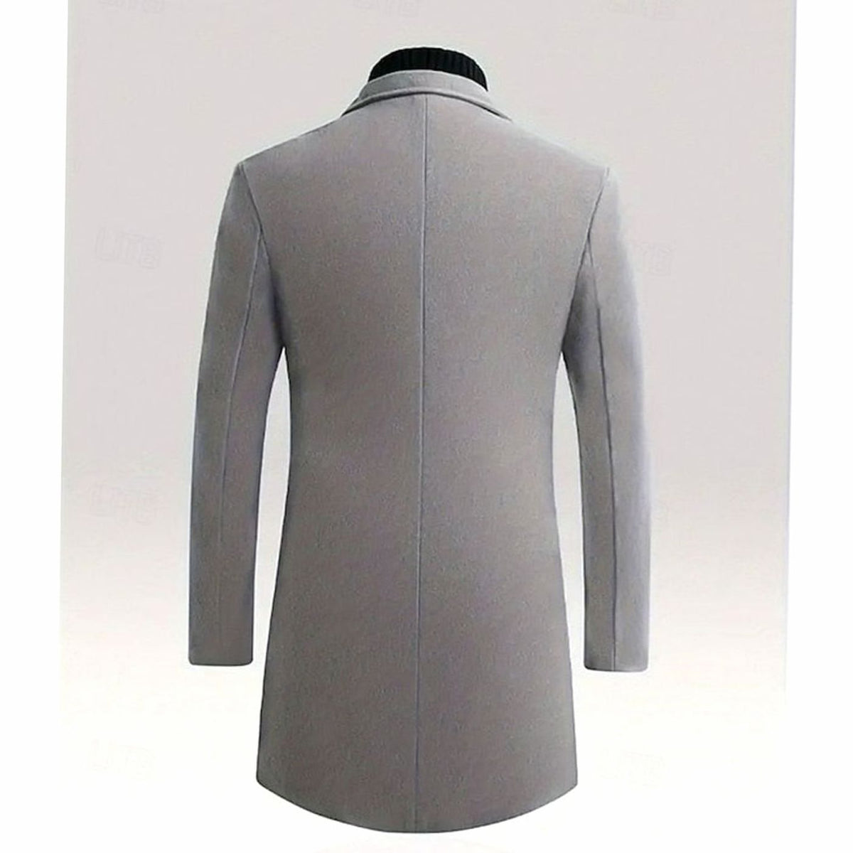 MANSSINO™ | Classic Long Wool Coat Single-Breasted Overcoat