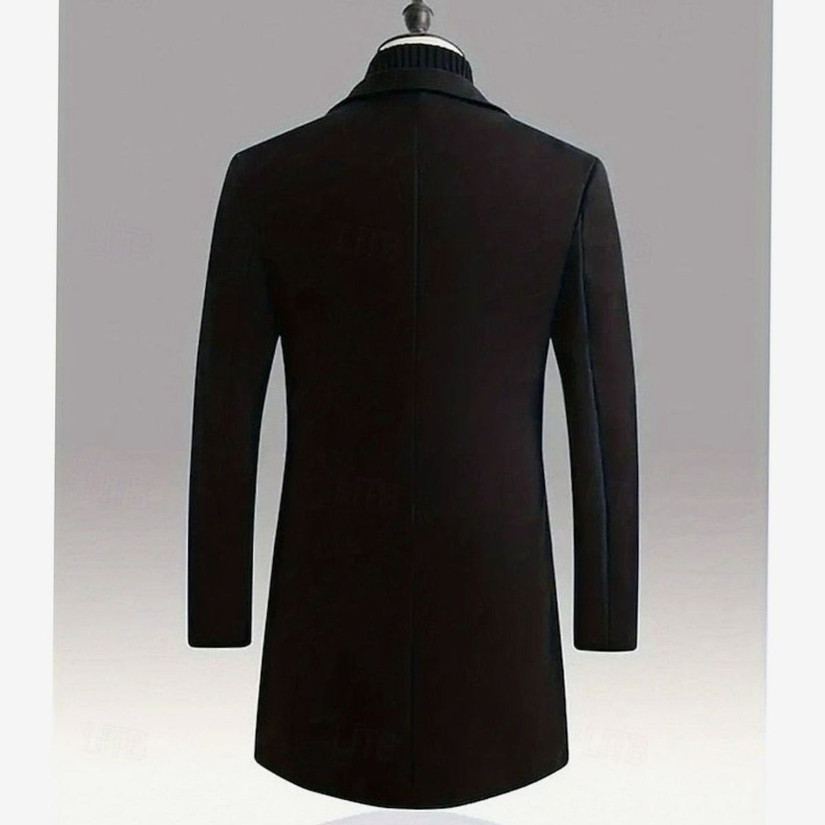MANSSINO™ | Classic Long Wool Coat Single-Breasted Overcoat