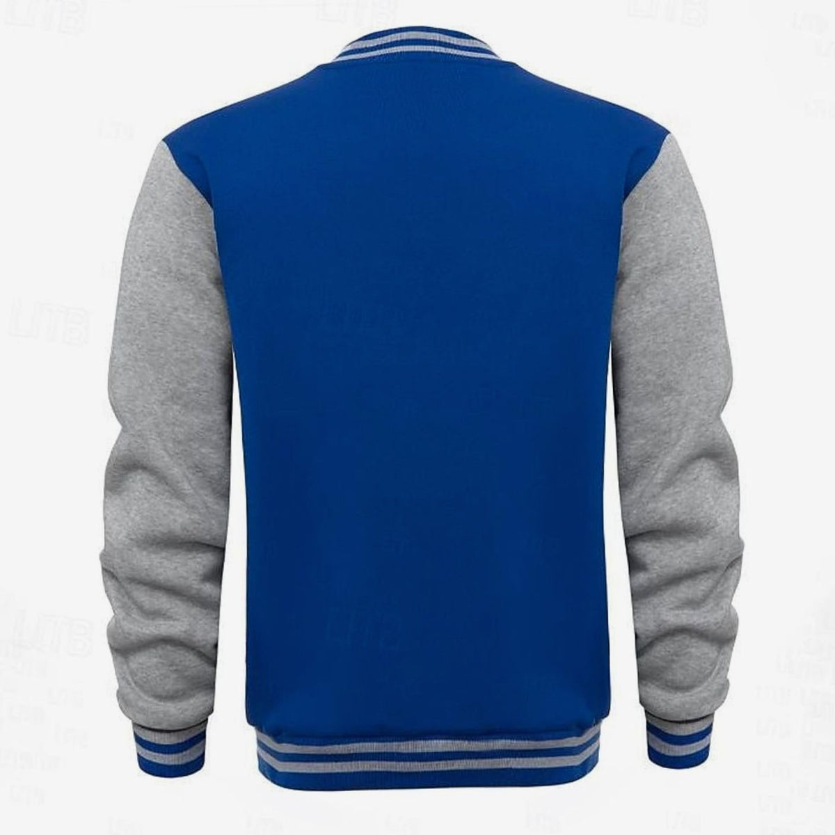 MANSSINO™ | Classic Varsity Bomber Jacket Ribbed Snap-Button