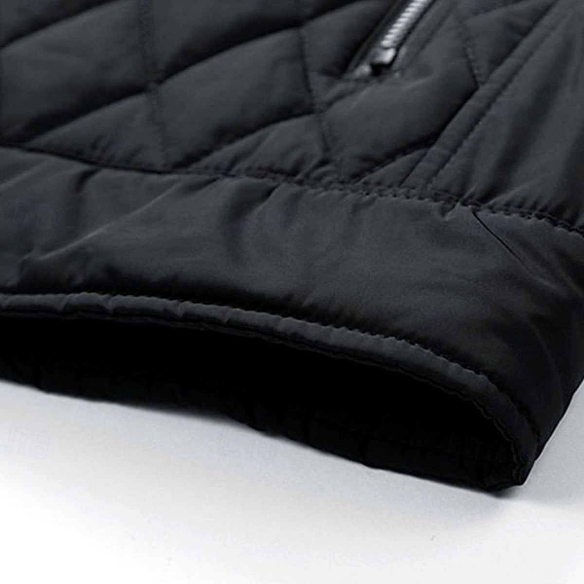 MANSSINO™ | Diamond-Quilted Stand-Collar Full-Zip Jacket