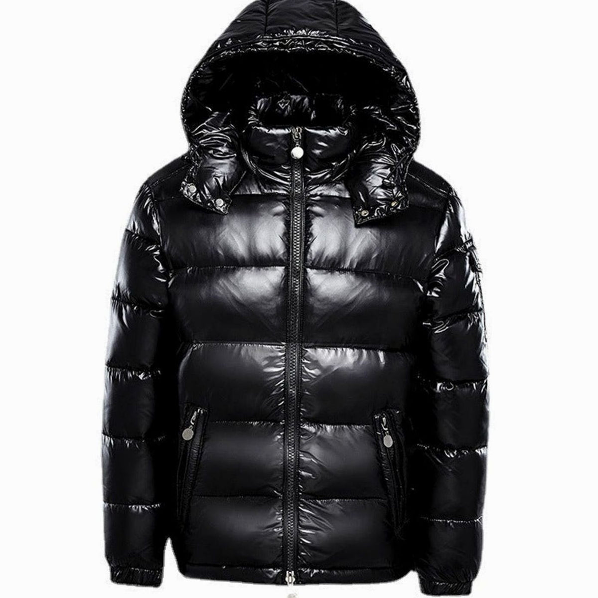 MANSSINO™ | Hooded Puffer Quilted Jacket Full-Zip Winter Coat