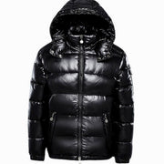MANSSINO™ | Hooded Puffer Quilted Jacket Full-Zip Winter Coat