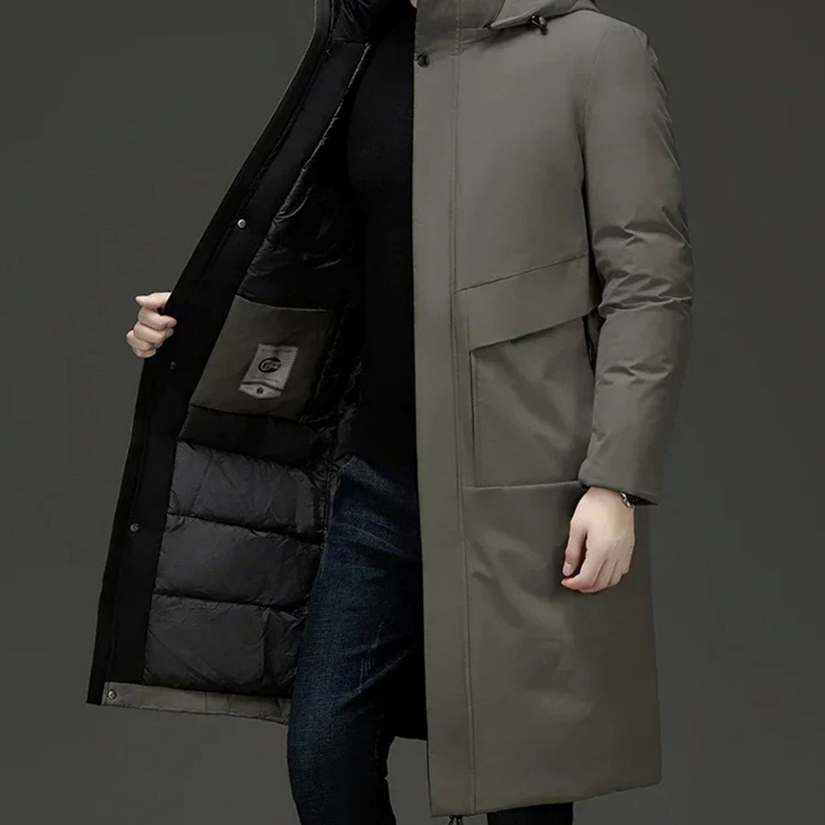MANSSINO™ | Insulated Hooded Long Puffer Winter Coat