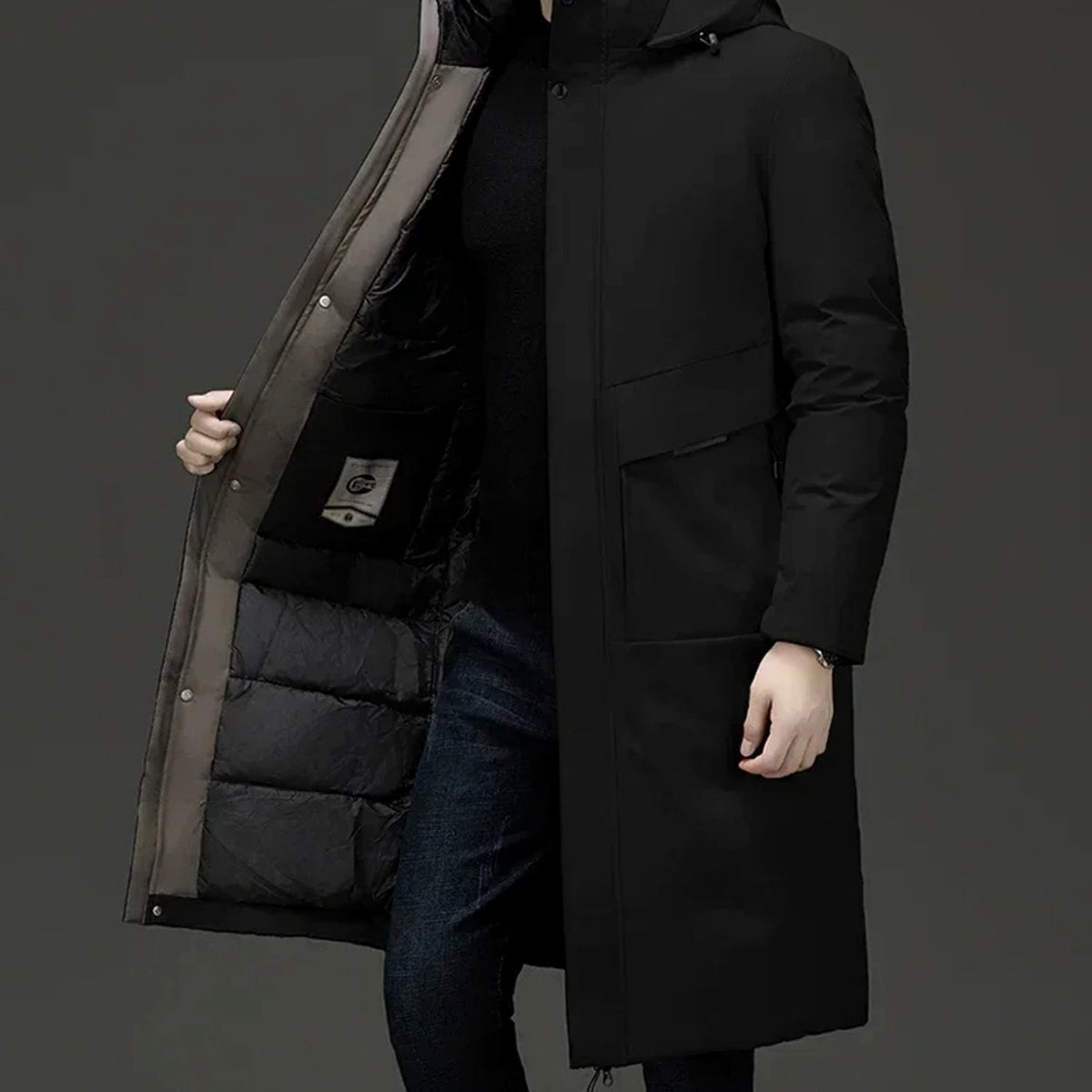 MANSSINO™ | Insulated Hooded Long Puffer Winter Coat