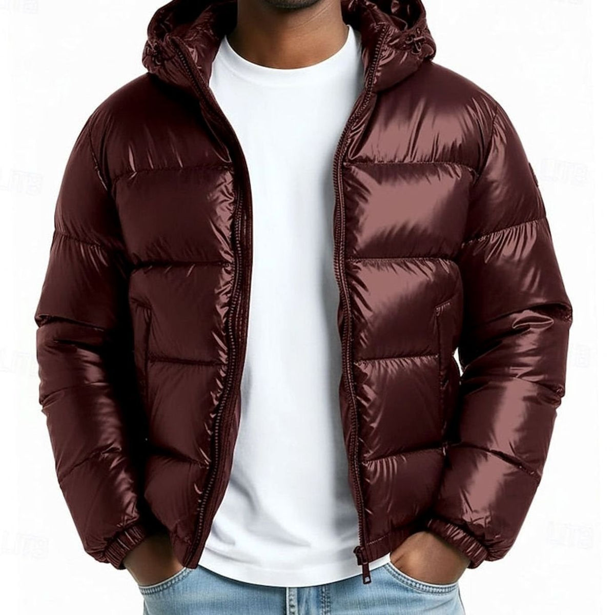 MANSSINO™ | Quilted Hooded Coated Puffer Jacket