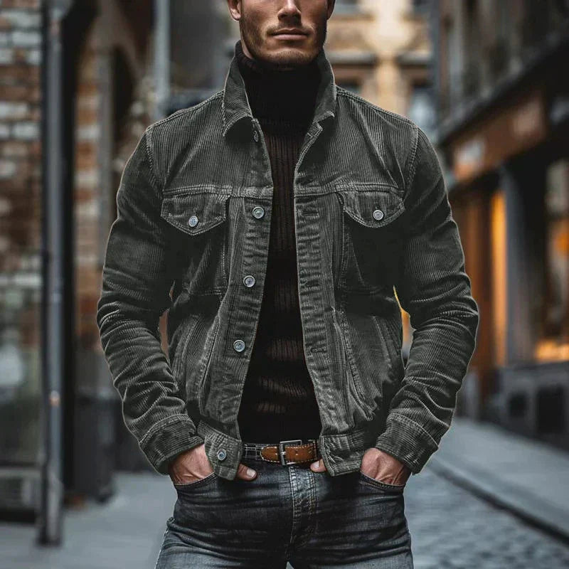 MANSSINO™ | Retro Corduroy Work Jacket