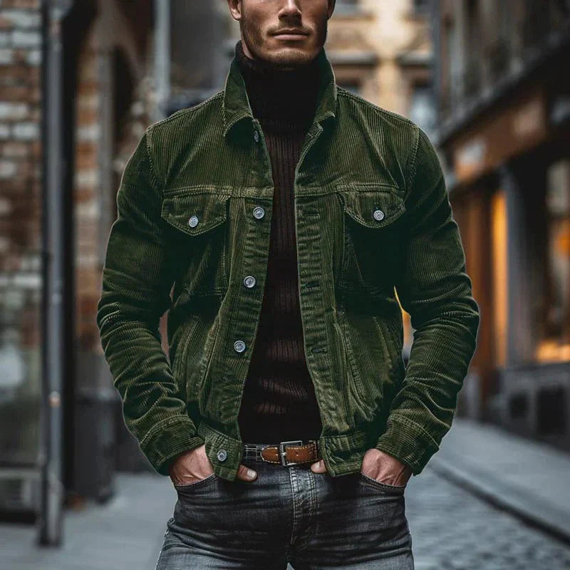 MANSSINO™ | Retro Corduroy Work Jacket
