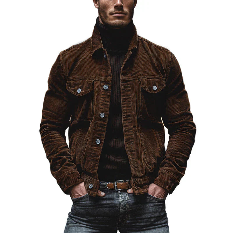 MANSSINO™ | Retro Corduroy Work Jacket