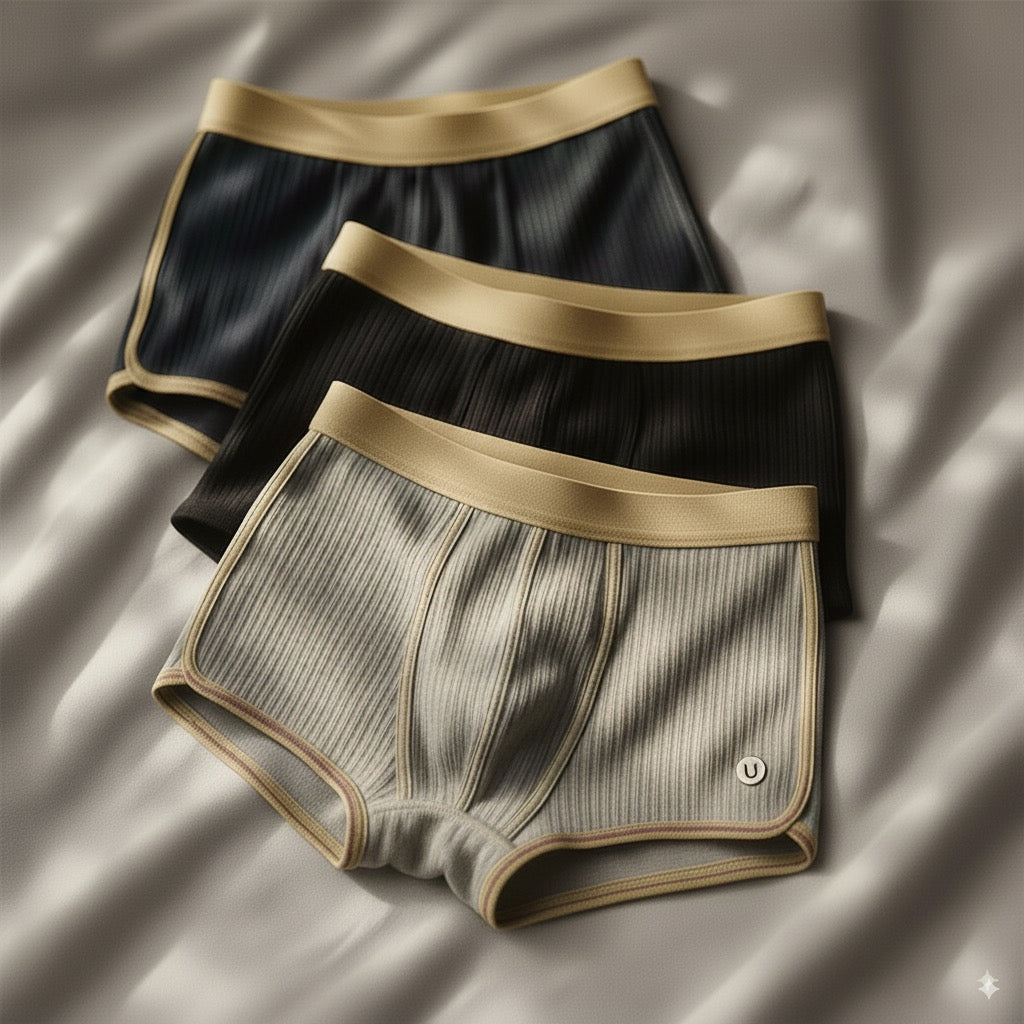 MANSSINO | MEN'S ORGANIC COTTON BOXERS (3-PACK)
