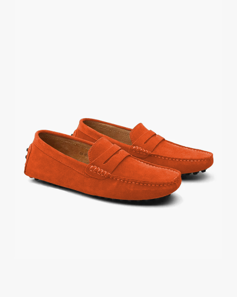 MANSSINO™ | Suede driver loafers