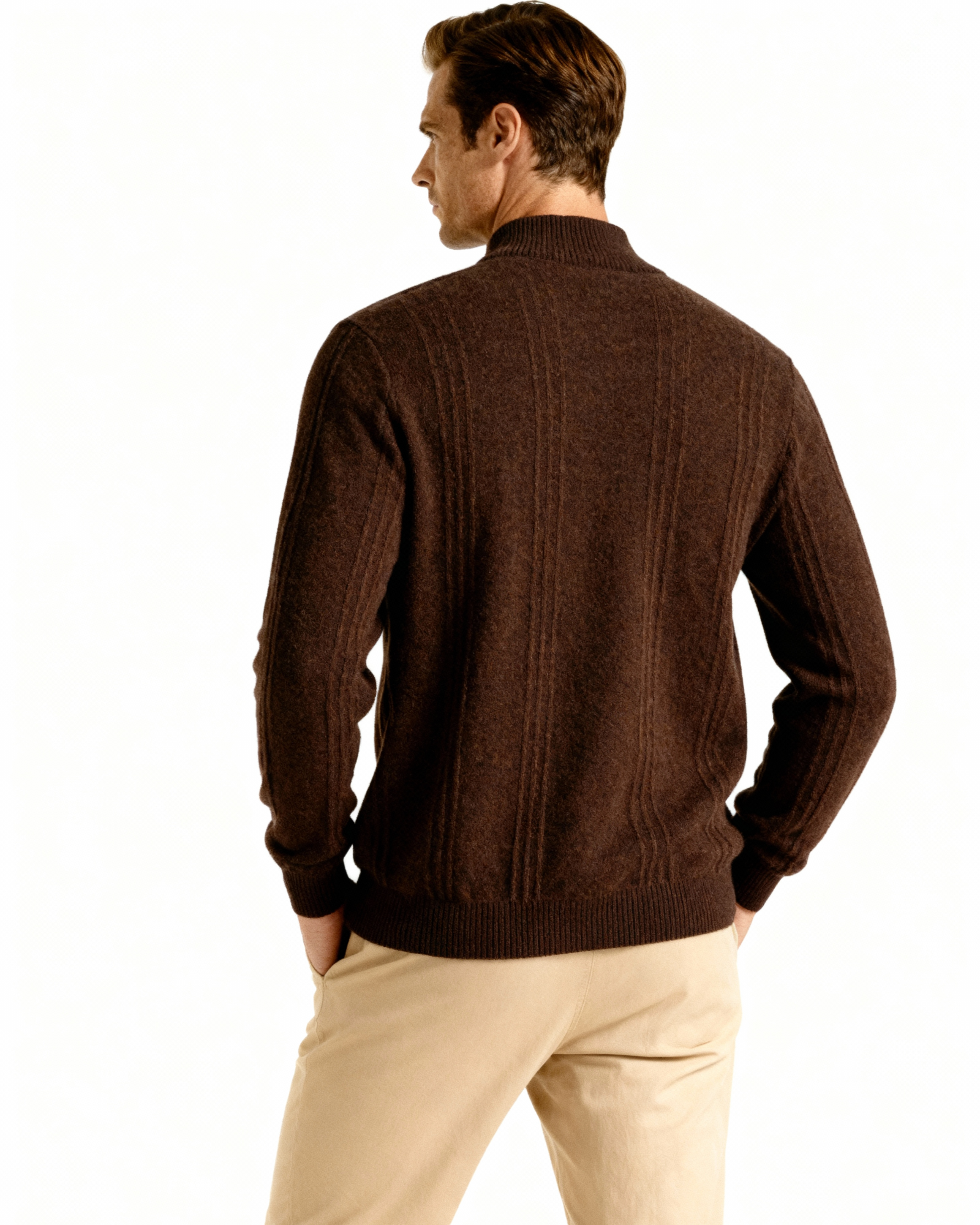 MANSSINO™ | RIBBED HALF-ZIP