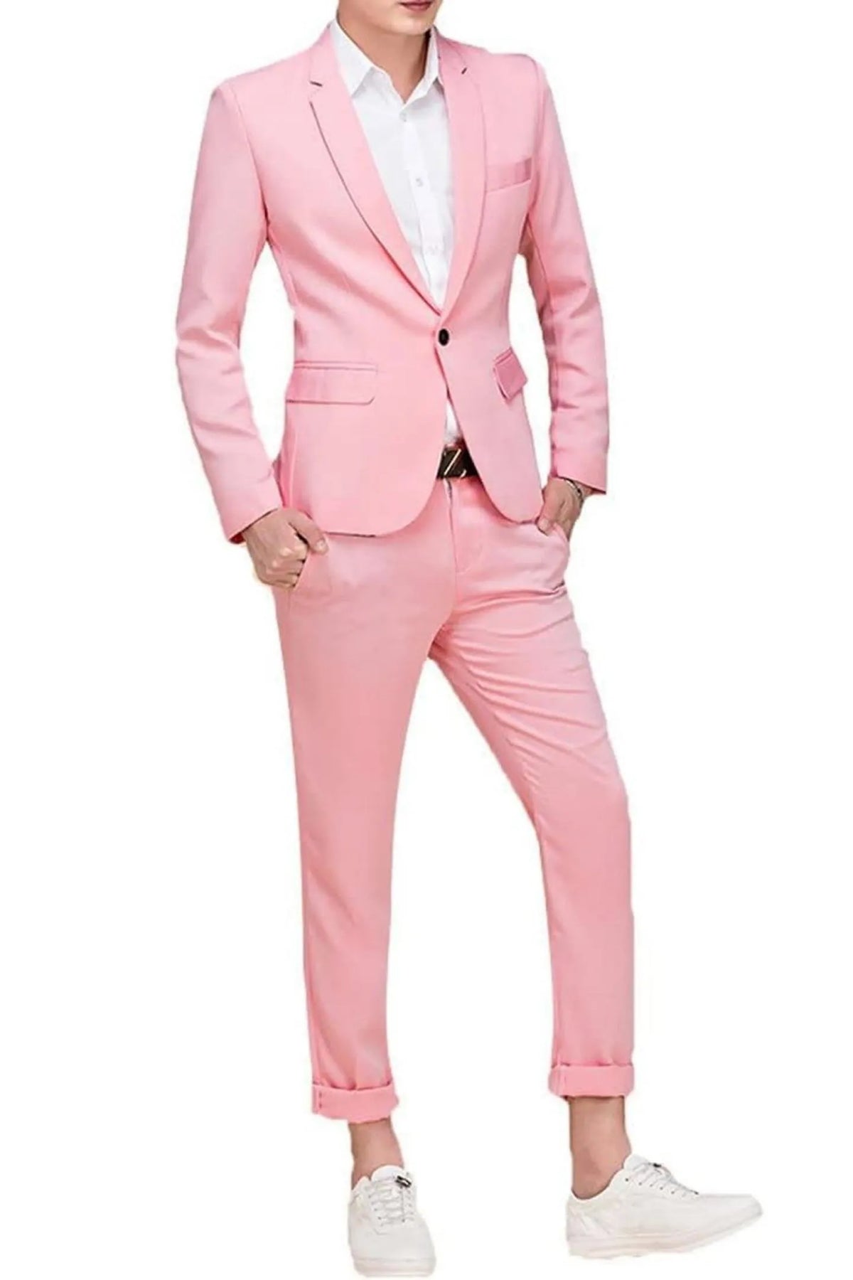 MANSSINO™ | Men's Single-Breasted One-Button 2-Piece Suit