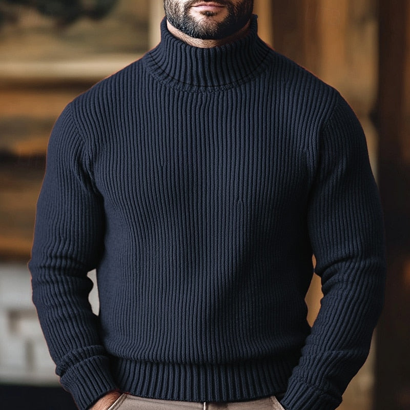 MANSSINO™ | Ribbed Turtleneck Sweater