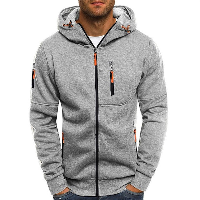 MANSSINO™ | Clean Hooded Zip Jacket
