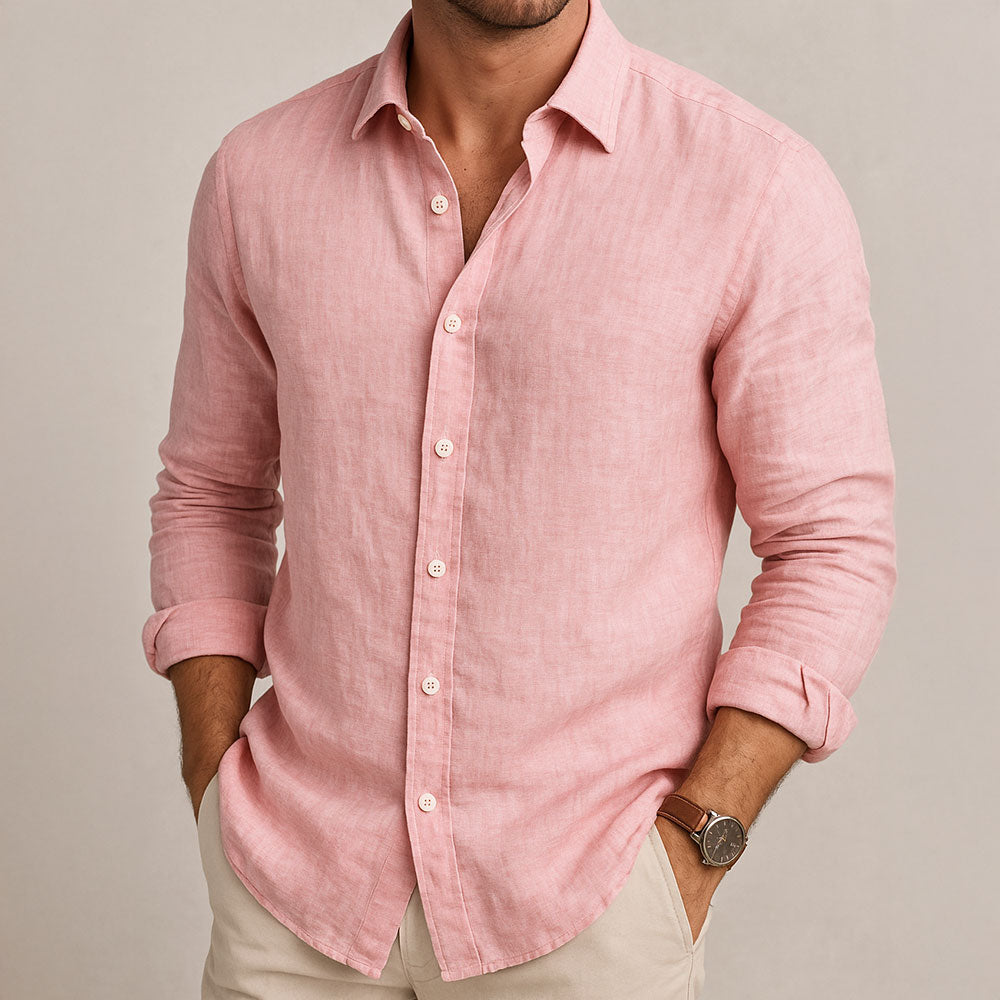 MANSSINO™ | Men's Airy Cotton-Linen Shirt