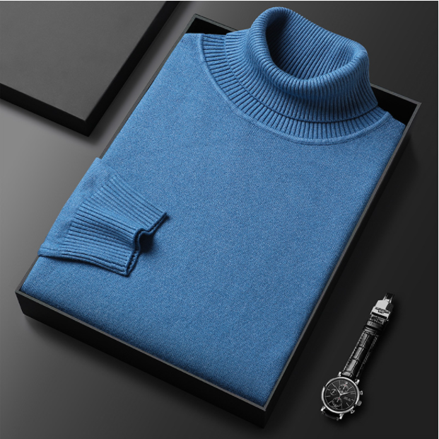 MANSSINO™ | Men's Solid-Color Premium Turtleneck Sweater