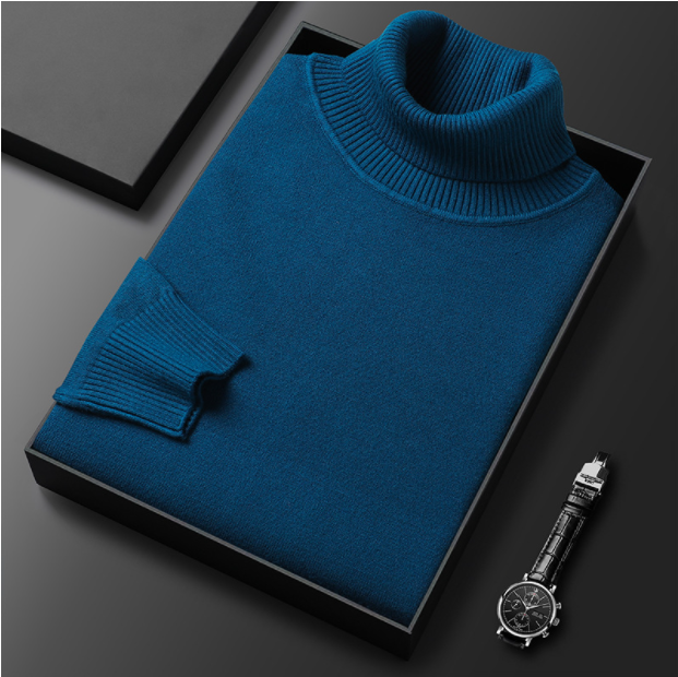 MANSSINO™ | Men's Solid-Color Premium Turtleneck Sweater